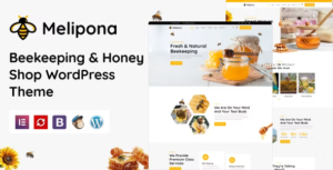 Melipona - Beekeeping and Honey Shop WordPress Theme 